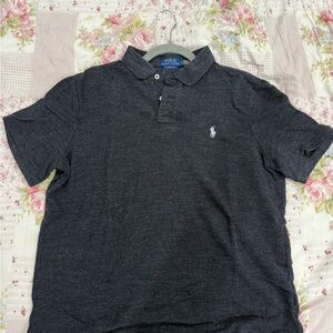 Ralph Lauren Men's Charcoal Polo Shirt